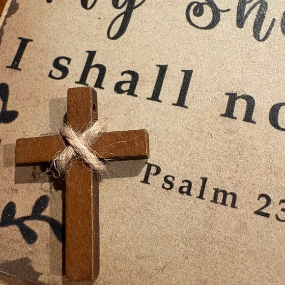 The Lord Is My Shepherd Rustic Sign Psalm 23:1 NEW - Picture 2 of 5